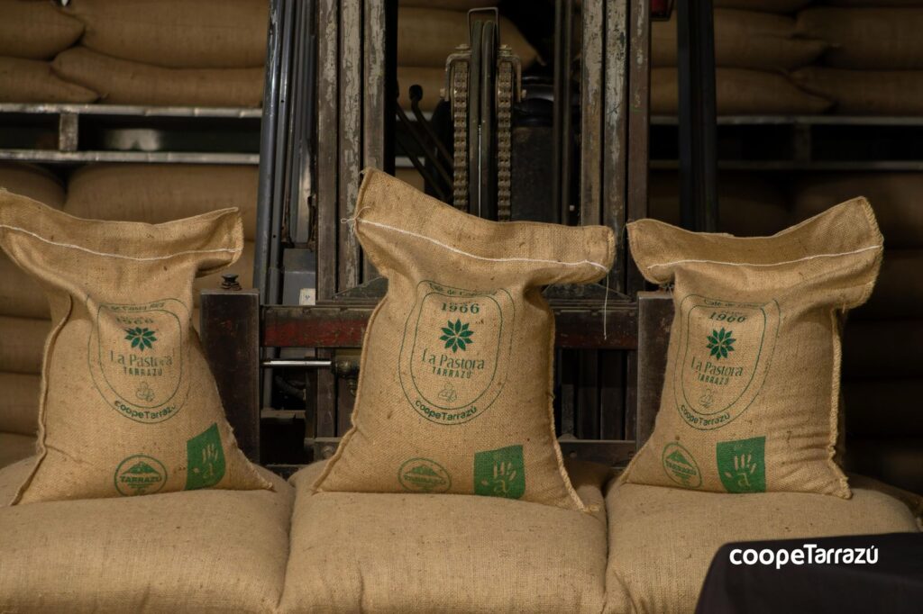 Sacos de Cafe con etiquetado ambiental